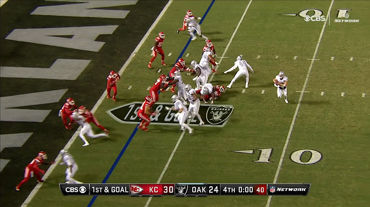 4 Shots At One Final Play! (Chiefs vs. Raiders 2017, Week 7) | Insane Ending
