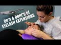 DO'S & DONT'S OF EYELASH EXTENSIONS FROM A PROFESSIONAL