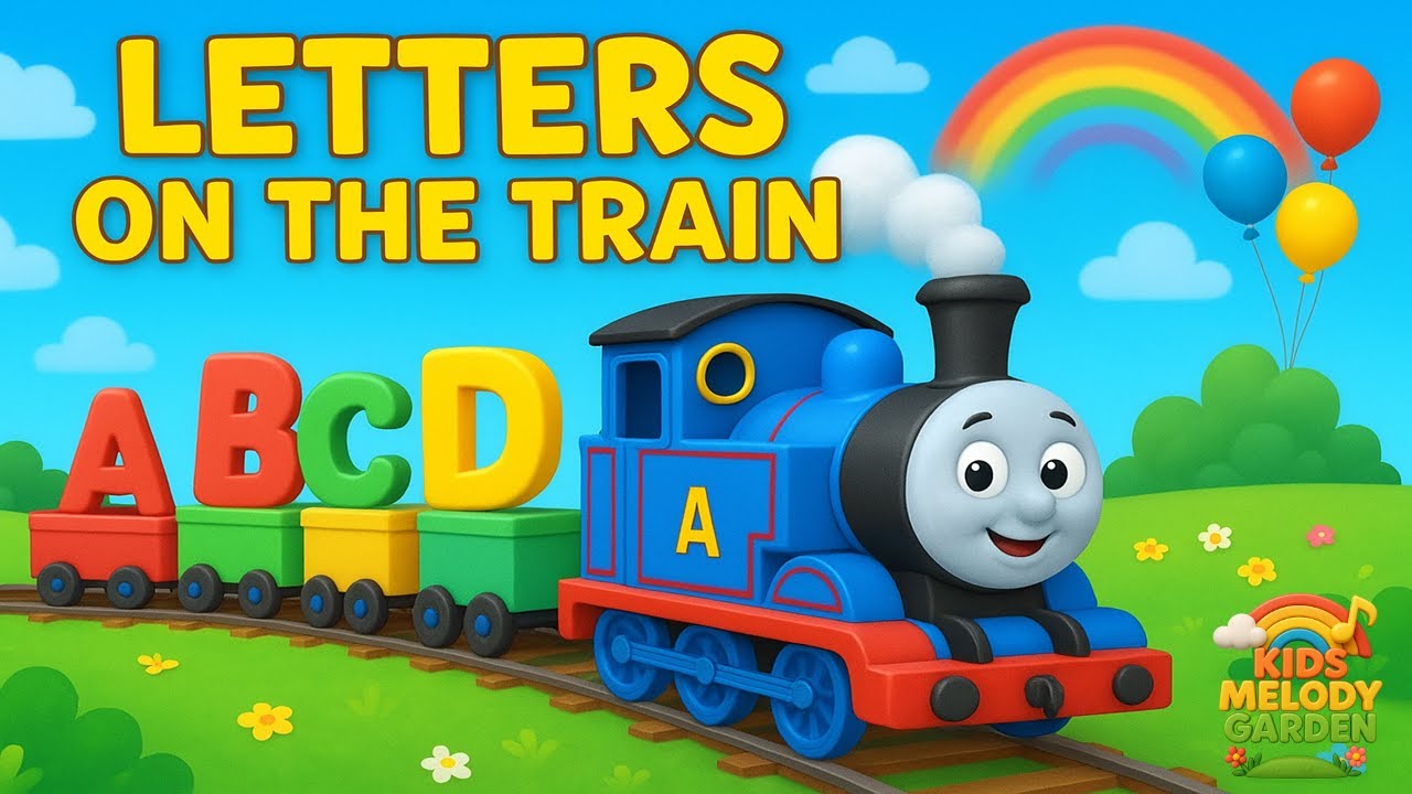Letters on the Train | ABC Alphabet Song for Kids 🚂🔤 - YouTube