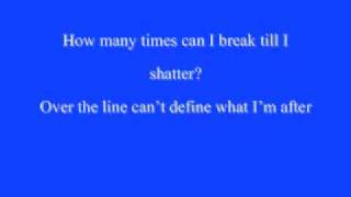 Video thumbnail of "Shattered - OAR Lyrics"
