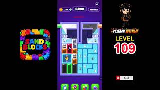 Sand Blocks Level 109 Walkthrough | Sand Blocks Drop Puzzle