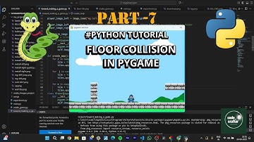 🎮 FLOOR COLLISION in Pygame | Towards Making a Game - Part 7 | Python 🐍 Tutorial