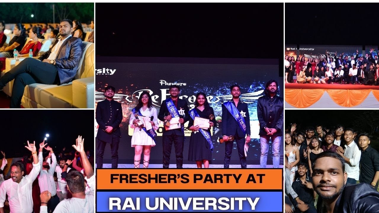 Fresher's Party Vlog || Re Encore 2k23 || Rai University, Ahmedabad || Full Fun Night