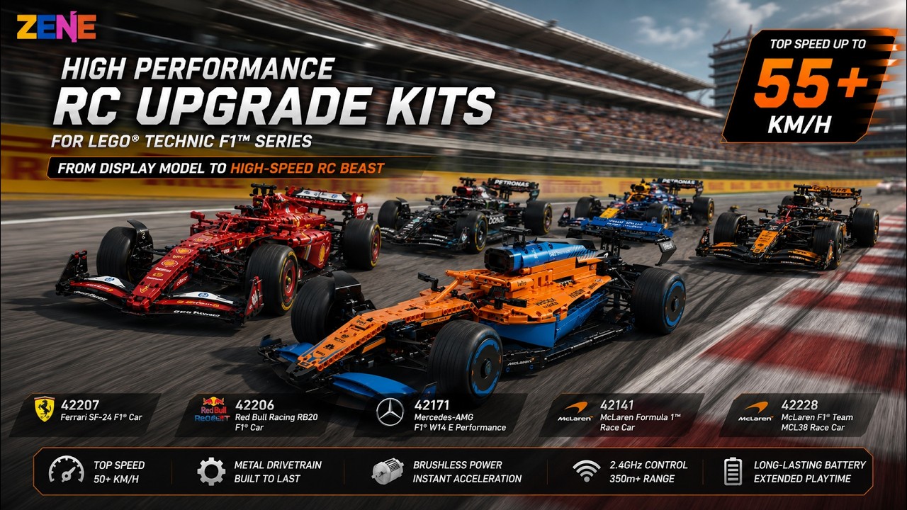 Power Functions Kit for McLaren F1 #42141 (High Performance RC) – ZENE