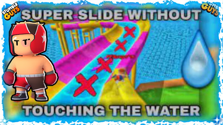 Eu completei o desafio de não tocar na água no Super Slide Stumble Guys. #Aarambh The Gamer