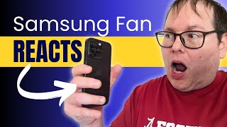 Samsung Galaxy Fan Reacts To iPhone 15 Pro Max Announcement and Features