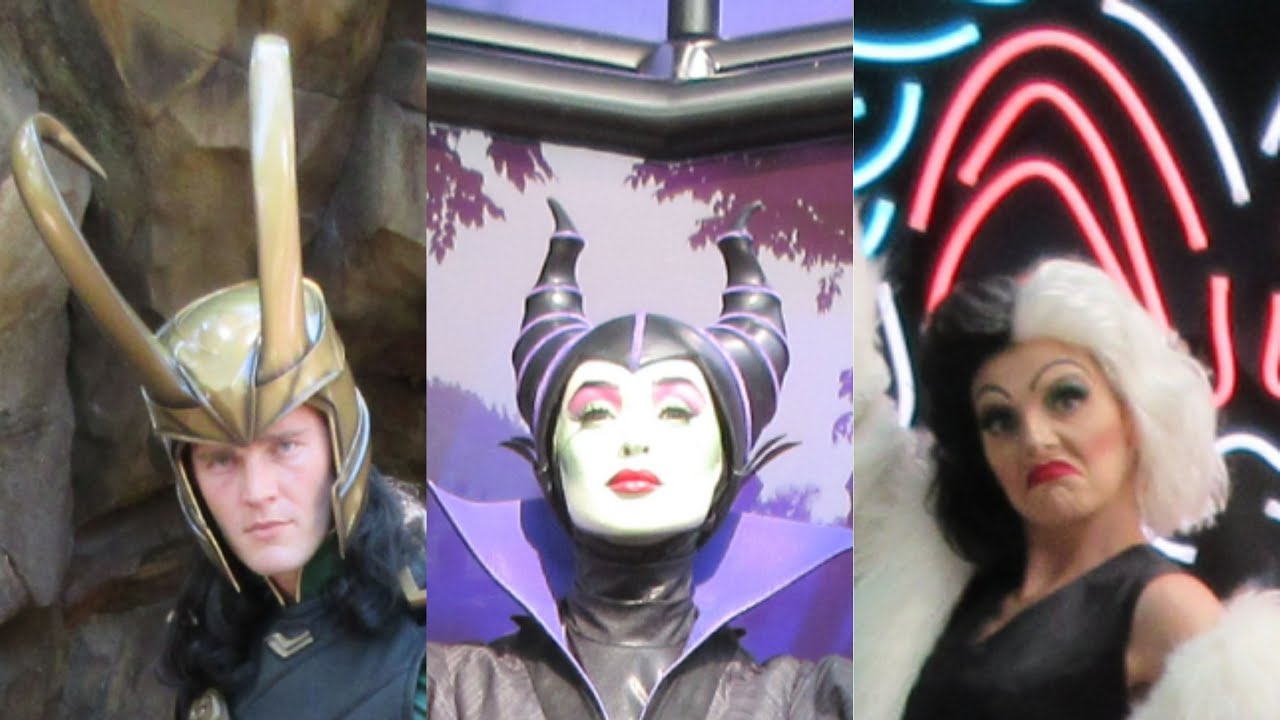 Loki, Maleficent & Cruella De Vil Meet & Greet in Adventureland at Hong Kong Disneyland