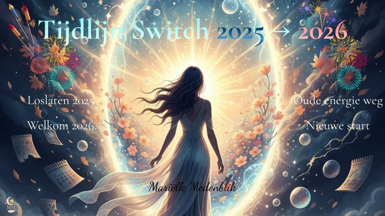 Tijdlijn Switch – Energetische Reset voor 2026 🎆 | Loslaten & Nieuwe Start Activatie 