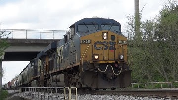 CSX ES40DC 5341 w/ Weak K5LA Leads Manifest Q581-12 on 4/12/22
