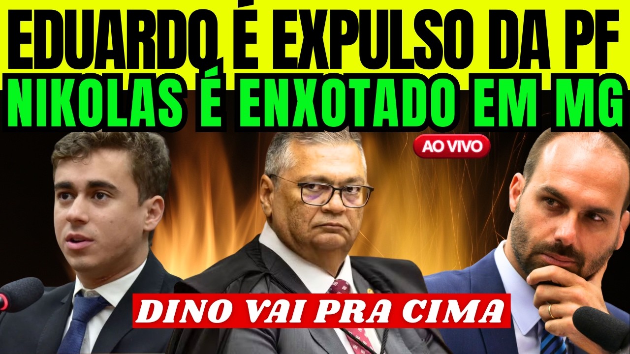 EDUARDO BOLSONARO É INTIMADO PELA PF! NIKOLAS GERA REVOLTA EM MORADORES DE MG. TEM FRAUDE NA CPMI!