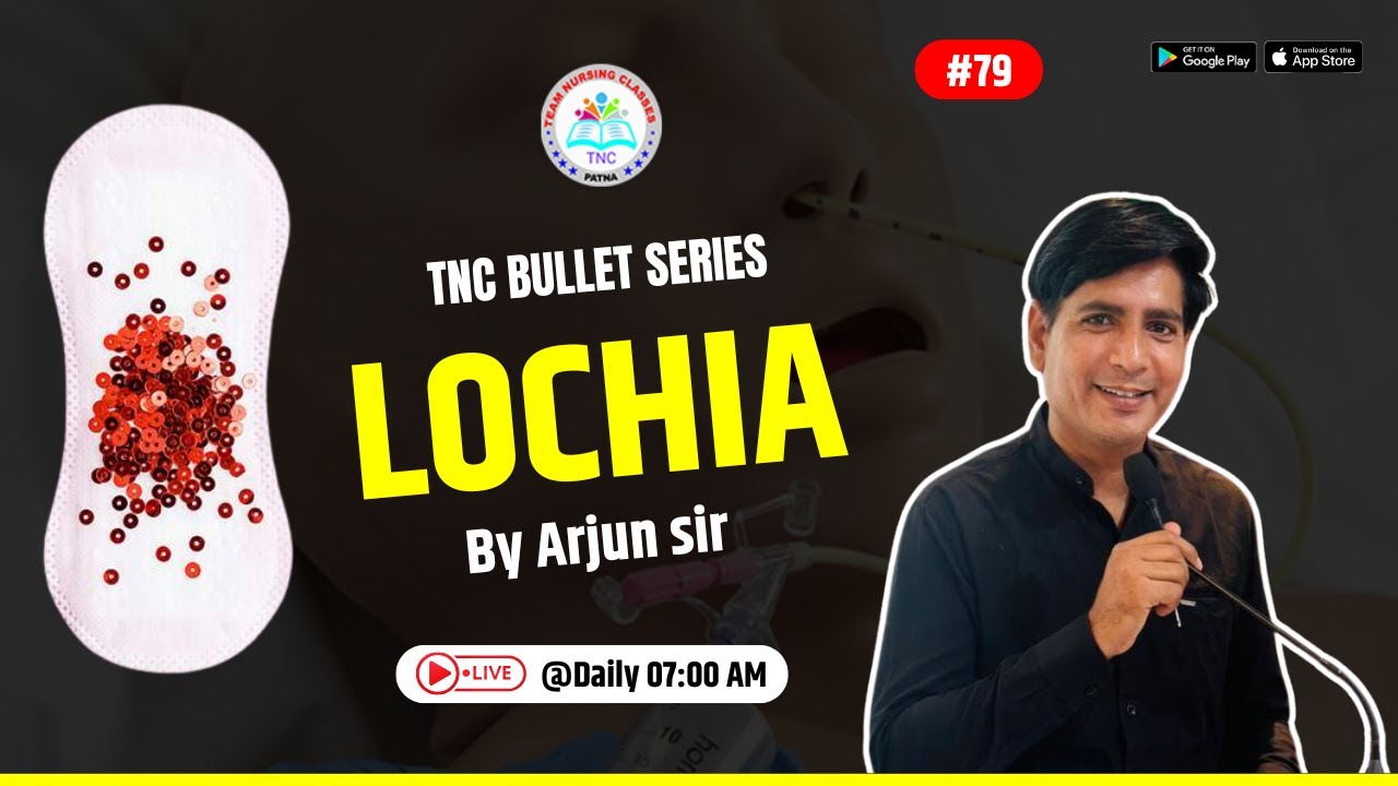 Lochia || TNC Bullet Series # 79|| Most Important Topic ||Daily 7.00 AM |NURSING EXAM