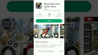 Miami Rope Hero Spider Game🤘🏻🤳🏻Turn Guru screenshot 5