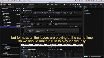 UVI Falcon - 002 how to create multilayered part