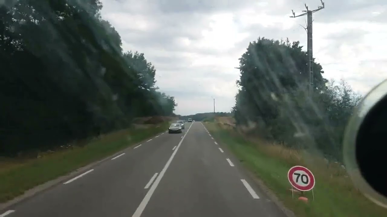 de niederbronn les bains jusqu'à Haguenau en semi remorque le 24 juillet 2020