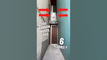 Although it is a small property, it is 6 stories tall! ?