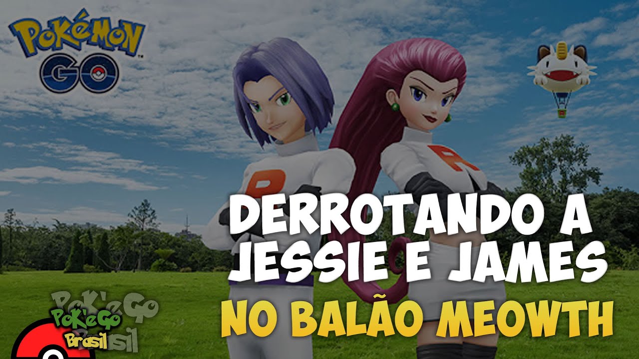 Derrotando a Jessie e James Pokémon GO - YouTube