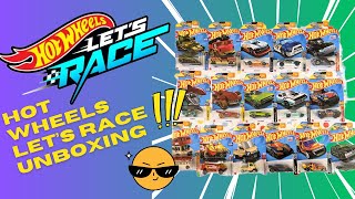 Hot Wheels & Netflix Jr. Let's Race Cars Unboxing for Kids - Part 2