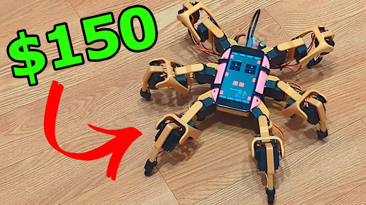 The BEST CHEAP HEXAPOD ROBOT. Chipo The Hexapod. DIY Spider Robot.