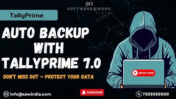 Auto Backup your Data with TallyPrime 7.0