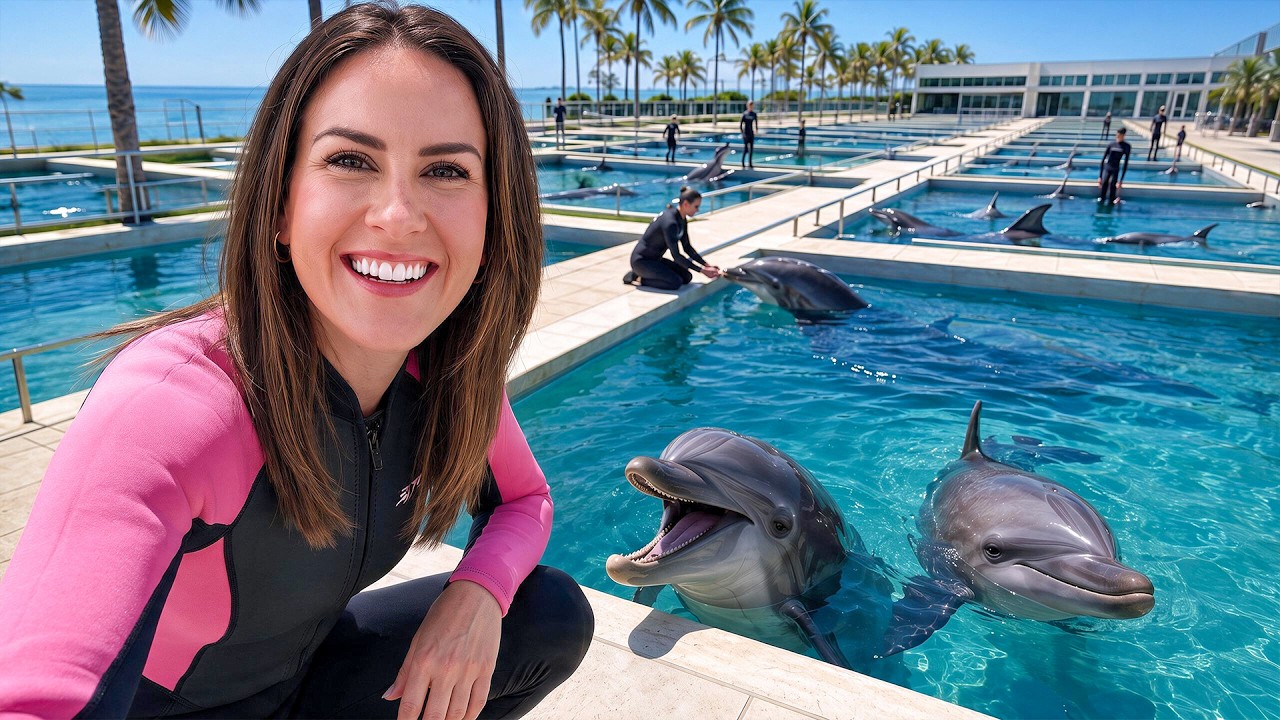 ⁣Inside Florida's Elite Dolphin Training Center