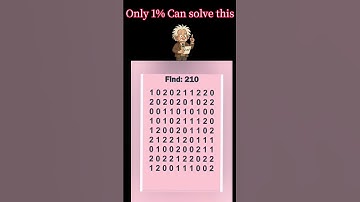 Only 1% Can Solve This! 🤯 #IQTest#brainteaser #puzzlechallenge