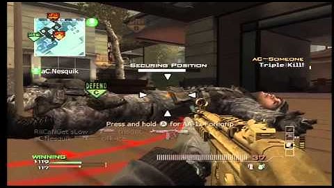 MW3 Wii Domination Arkaden Gold MP5 36-15