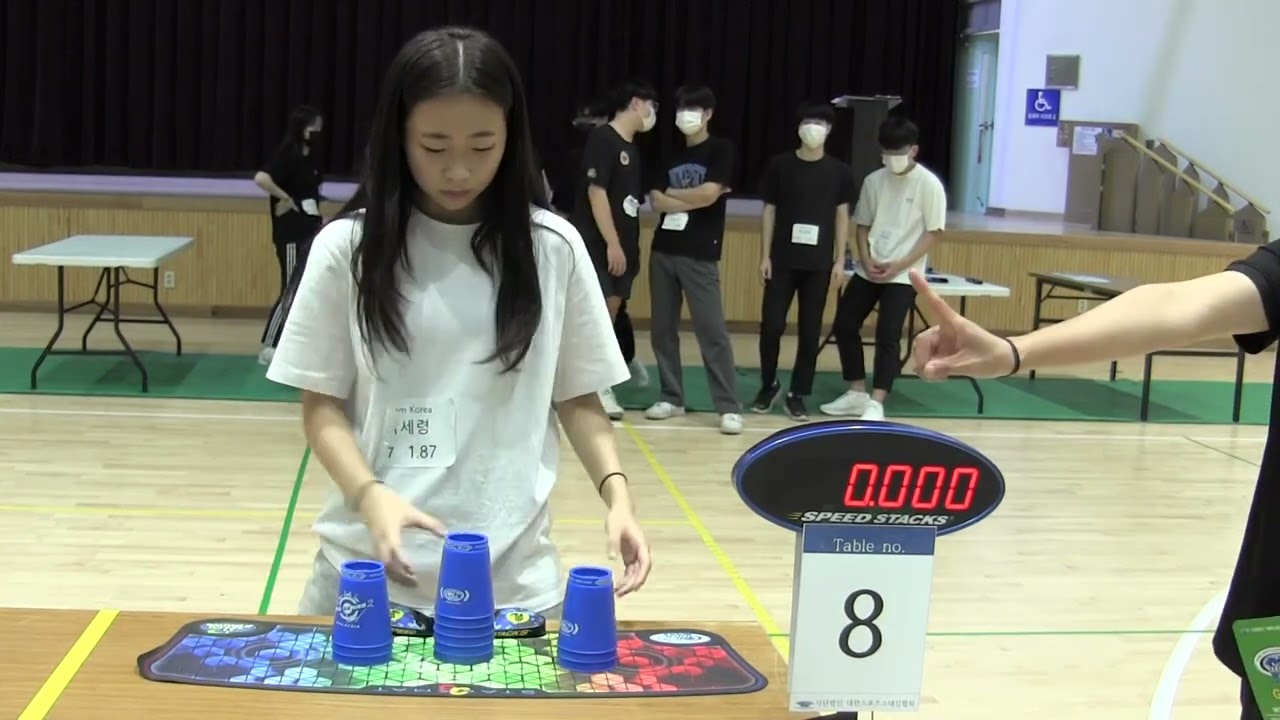 [2022WSSA sportstacking challenge In Korea] saeryungPark 박세령 Worldchampionships 3th