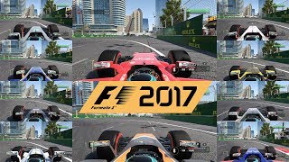 F1 2017 top speed test - what's fastest car in the game?