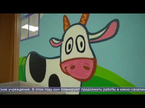 30.05.2024 Детские больницы и поликлиники по всему Сахалину разрисуют