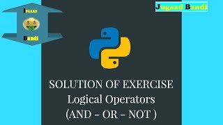 Solution Exercise And operator, Nasted if else || Python Tutorial