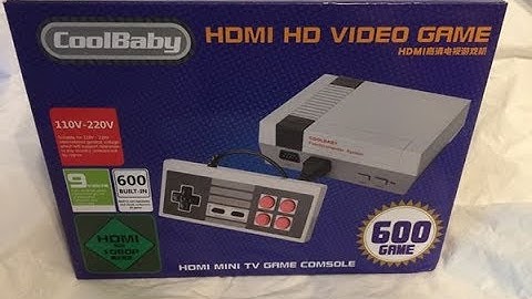 Cool Baby Mini NES 600 Game Emulator Opening & Content Review
