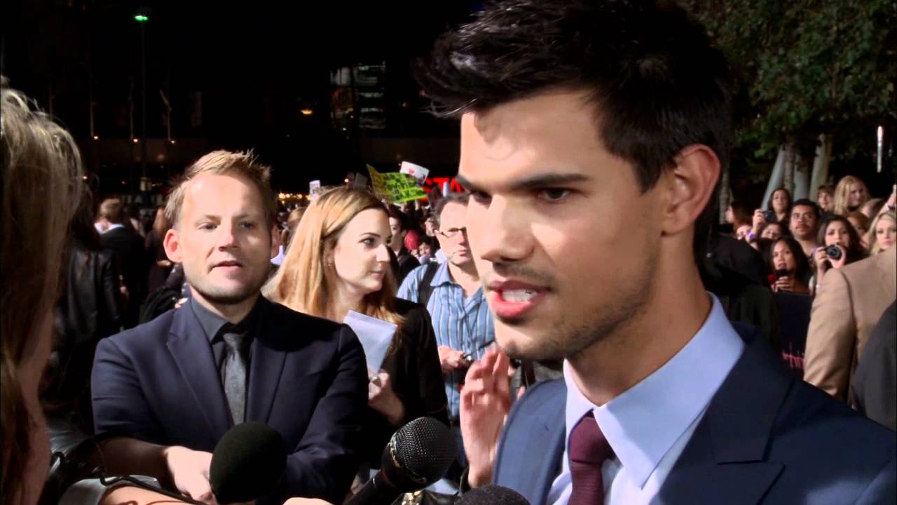 Taylor Lautner at the Breaking Dawn Pt.1 World Premiere