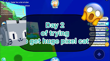 Trying to get huge pixel cat day 2