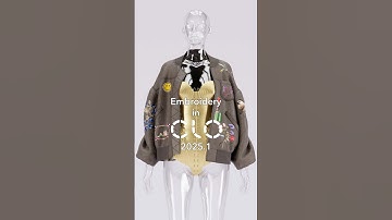 🌟AI Embroidery in CLO 2025.1 by Greta Staude