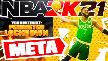 BEST PERIMETER LOCKDOWN BUILD ON NBA 2K21! META BUILD SERIES VOL  2