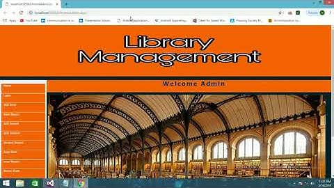 Part 2 [Library Management] Creating Master page for admin