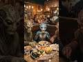 The purpose is to explore creative storytelling using realistic digital rendering techniques #aliens