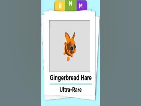 Gingerbread Hare Neon & Mega Neon in Adopt me #shorts #adoptmeneons #