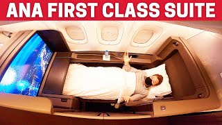 ONBOARD New ANA First Class to Tokyo *The SUITE 777 Review*