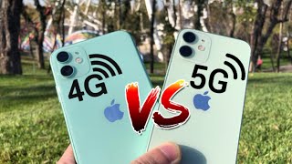 Celebrity 4G vs 5G? iPhone 12 mini vs iPhone 11 network speed test Profile