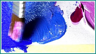 The bright moon rises over the sea acrylic painting|easy acrylic painting for beginner