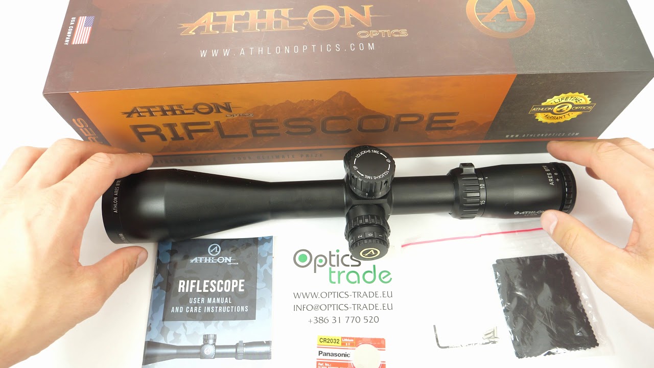 Athlon Ares BTR HD 2.515x50 FFP Rifle Scope review YouTube