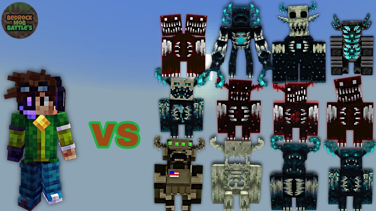 Valerabro12 Boss vs Warden Plus (Warden's) | Minecraft Bedrock | MobBattle
