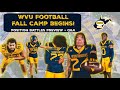 WVU Football Fall Camp Position Battles | CRW Live 8/1 | West Virginia Mountaineers