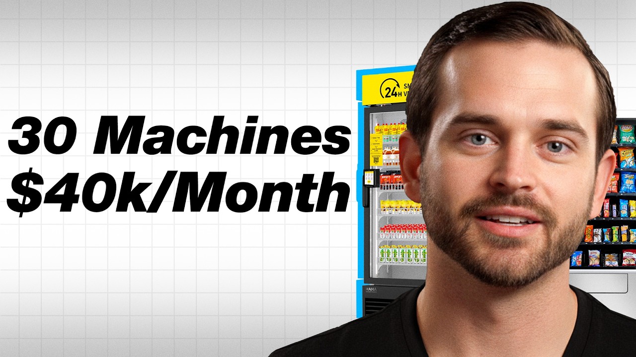 How He Scaled to 30 Vending Machines Generating $40K/Month in Revenue ...