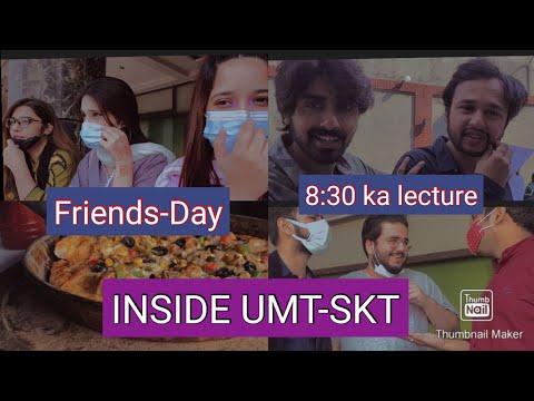 #umt #skt #vlog #sialkot Inside UMT Sialkot | Subah ka lecture | Friends Reunion |