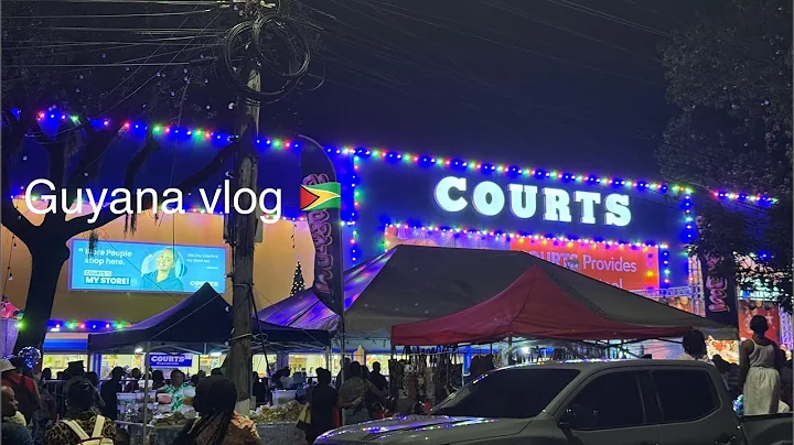 🇬🇾🇬🇾 Courts Christmas tree light ight up2025 #subscribe #family #winbig #tourism 