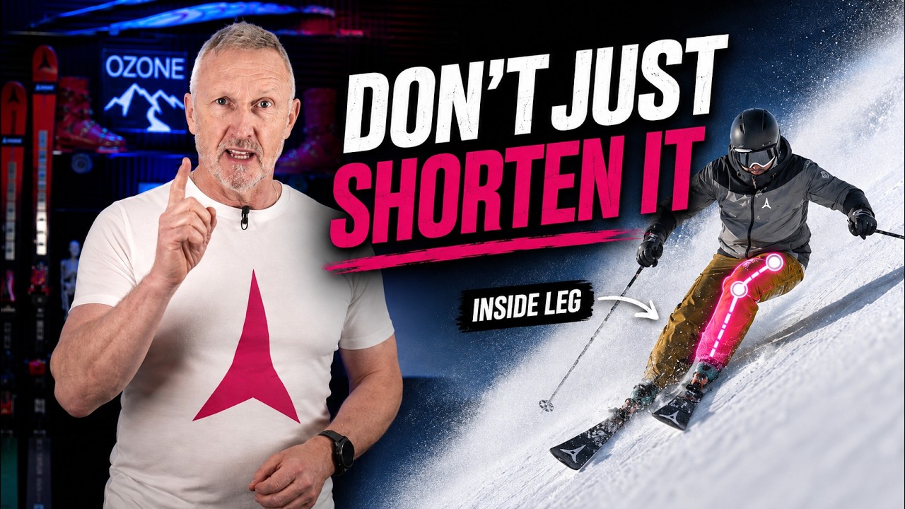 Don’t Just Shorten Your Inside Leg — Use It in Skiing
