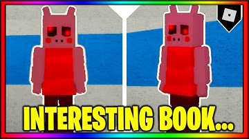 How to get the "INTERESTING BOOK..." BADGE + SKIN/MORPH in PIGGY RP [W.I.P]
