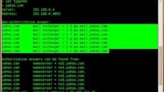 Use nslookup to query MailExchanger from a Domain
